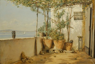 Une loggia de Procida - Martinus Rørbye